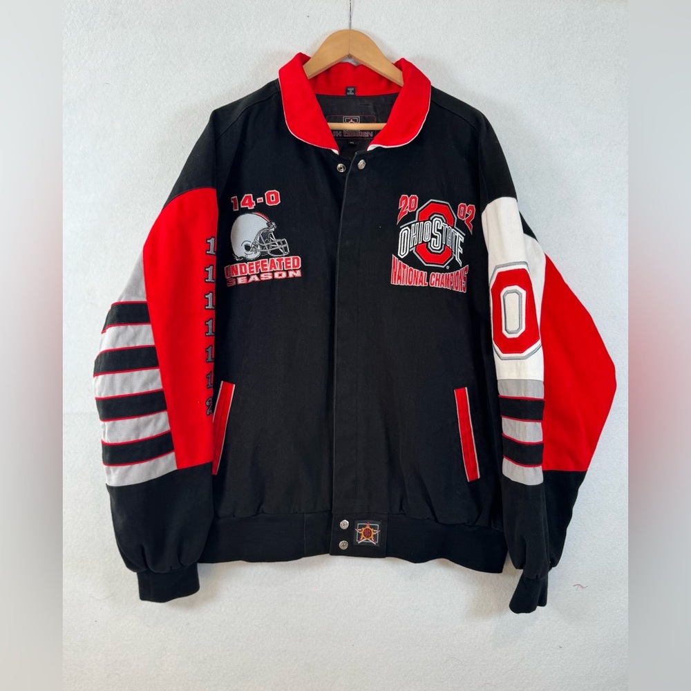 Vintage Ohio State University Buckeyes National Champions varsity jacket